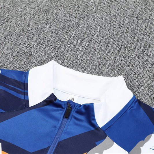 Real Madrid "Azul Reactor" Premium Tracksuit from FootballPrestige.com - Premium Football Kits