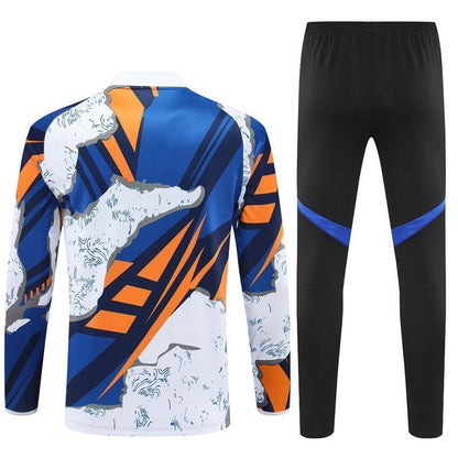Real Madrid "Azul Reactor" Premium Tracksuit from FootballPrestige.com - Premium Football Kits