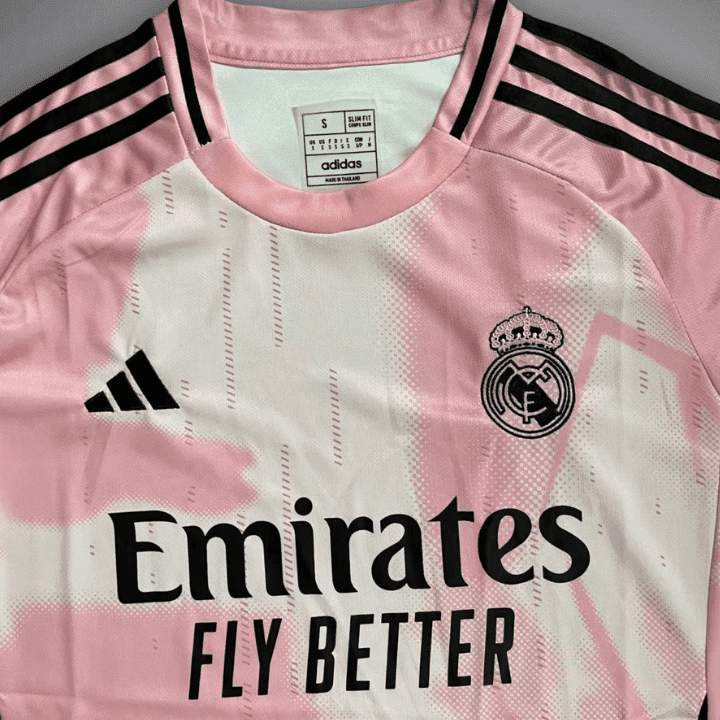 Real Madrid "Ballet Rosé" Premium Kit from FootballPrestige.club - Premium Football Kits