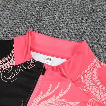Real Madrid "Blush Horizon" Premium Kids Size Tracksuit from FootballPrestige.com - Premium Football Kits