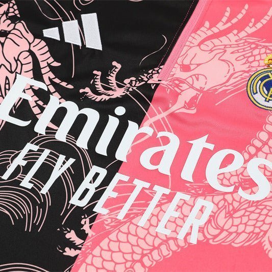 Real Madrid "Blush Horizon" Premium Kids Size Tracksuit from FootballPrestige.com - Premium Football Kits