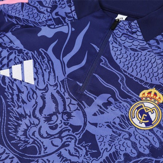 Real Madrid "Celestial Midnight" Premium Kids Size Tracksuit from FootballPrestige.com - Premium Football Kits