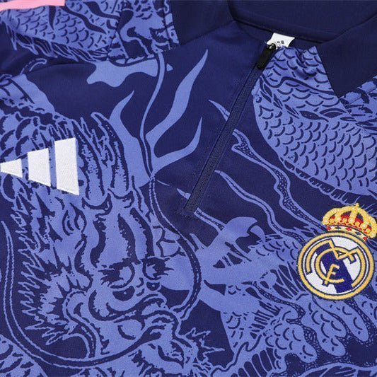 Real Madrid "Celestial Midnight" Premium Kids Size Tracksuit from FootballPrestige.club - Premium Football Kits