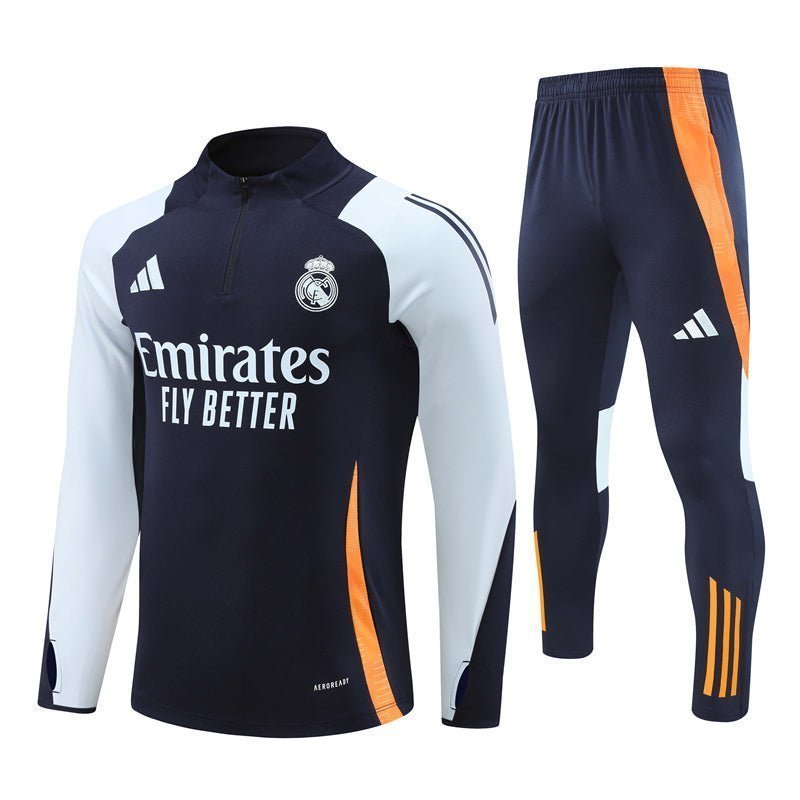 Real Madrid "Curvera" Premium Tracksuit from FootballPrestige.club - Premium Football Kits