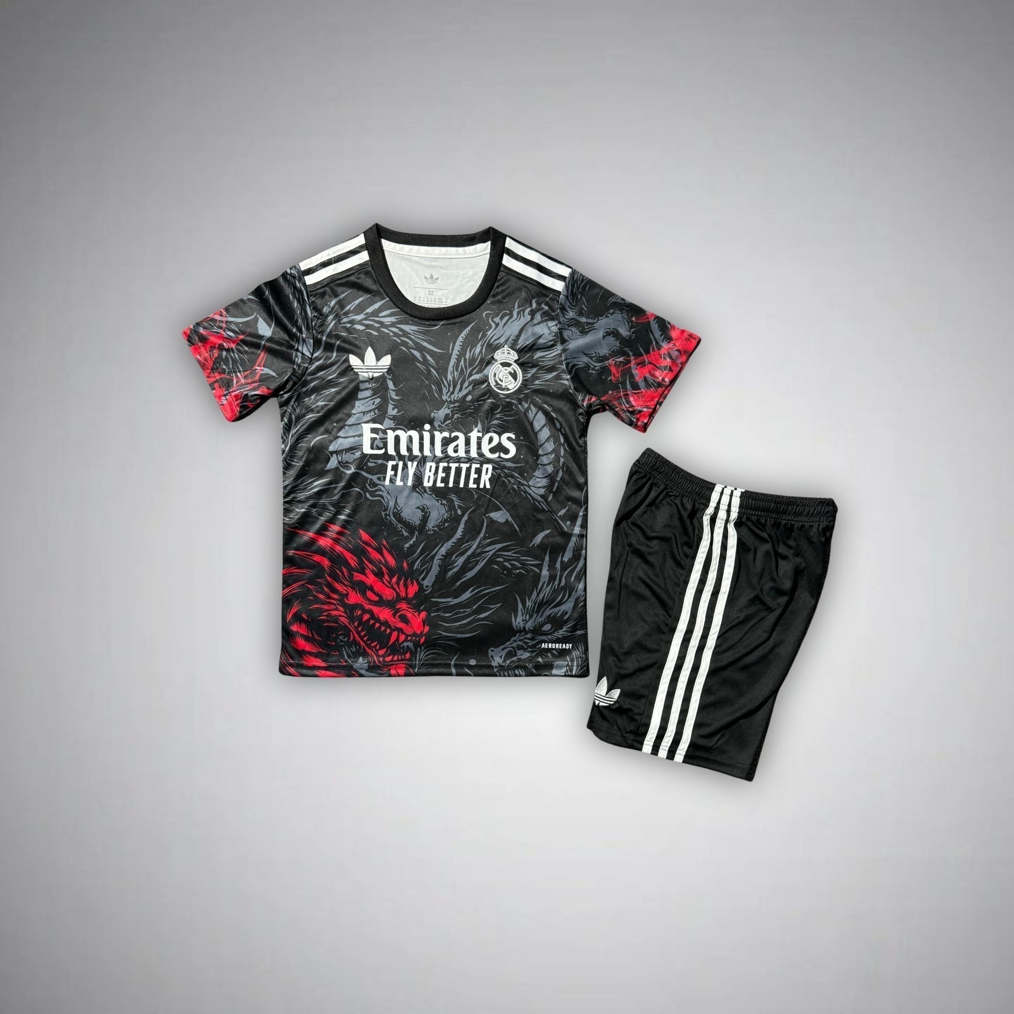 Real Madrid "Devil's Eye" Premium Kids Size Kit from FootballPrestige.club - Premium Football Kits