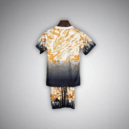 Real Madrid "Draconic Flame" Premium Kids Size Kit from FootballPrestige.com - Premium Football Kits