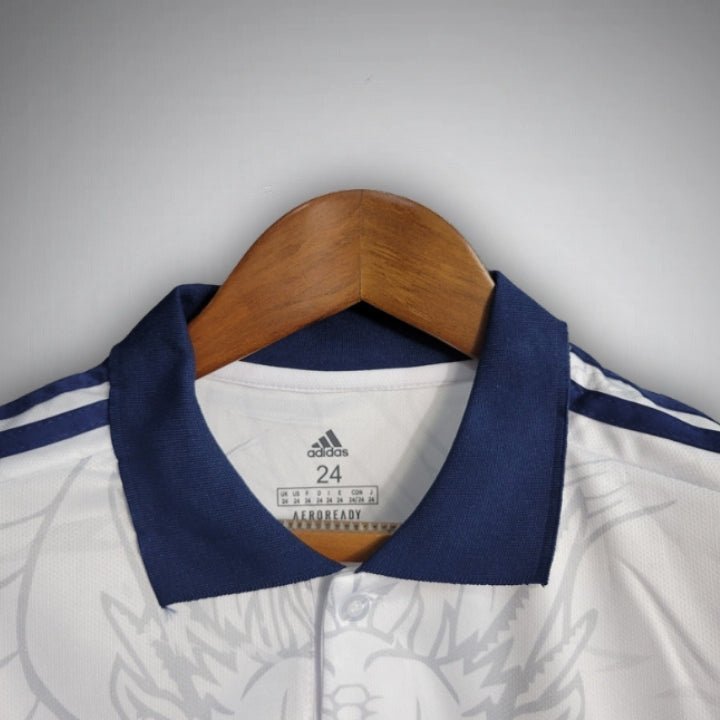 Real Madrid Dragon Blanco Premium Kids Size Kit from FootballPrestige.com - Premium Football Kits