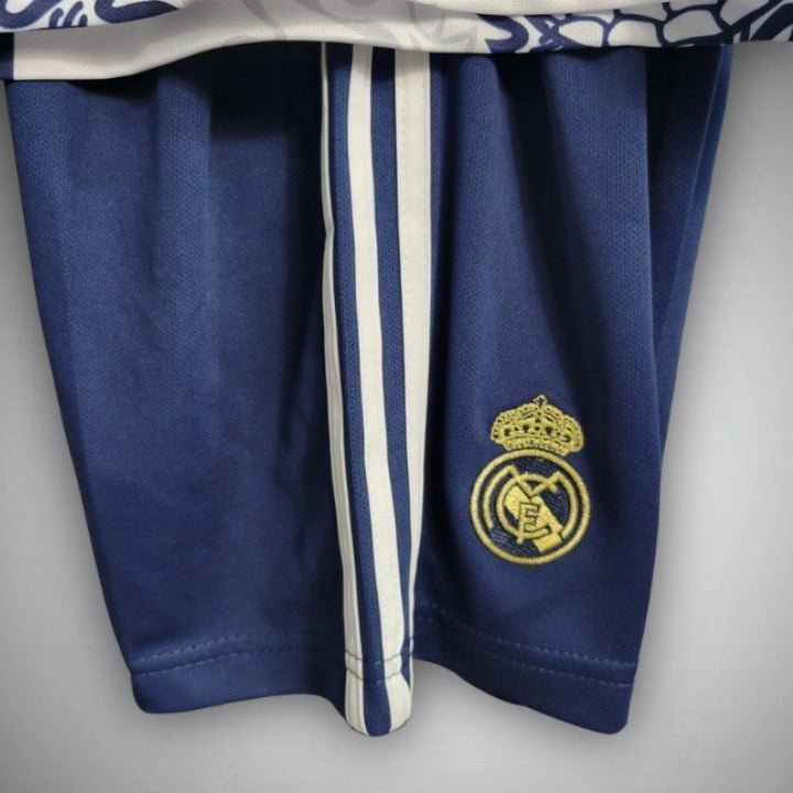 Real Madrid Dragon Blanco Premium Kids Size Kit from FootballPrestige.com - Premium Football Kits