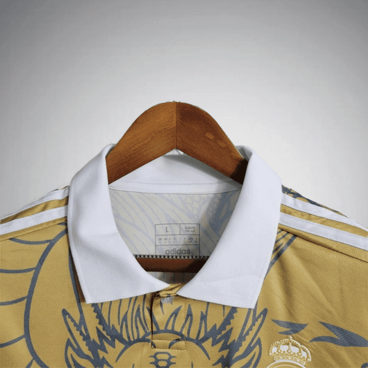 Real Madrid "Dragón Dorado" Premium Kit from FootballPrestige.club - Premium Football Kits