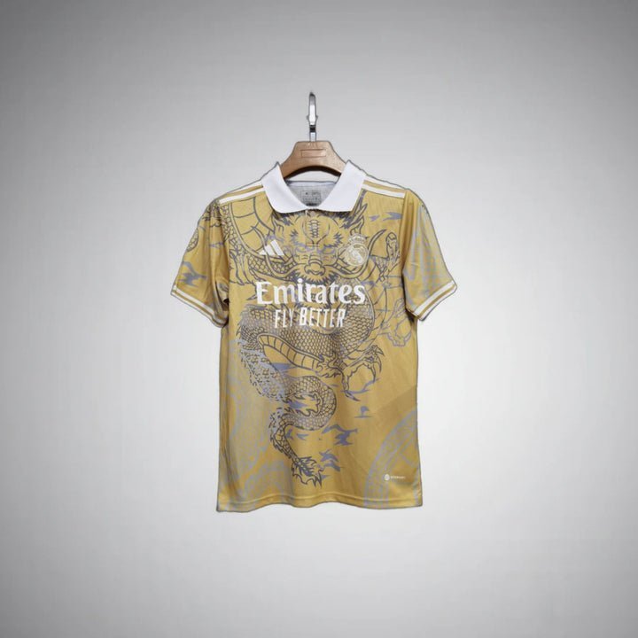 Real Madrid "Dragón Dorado" Premium Kit from FootballPrestige.com - Premium Football Kits