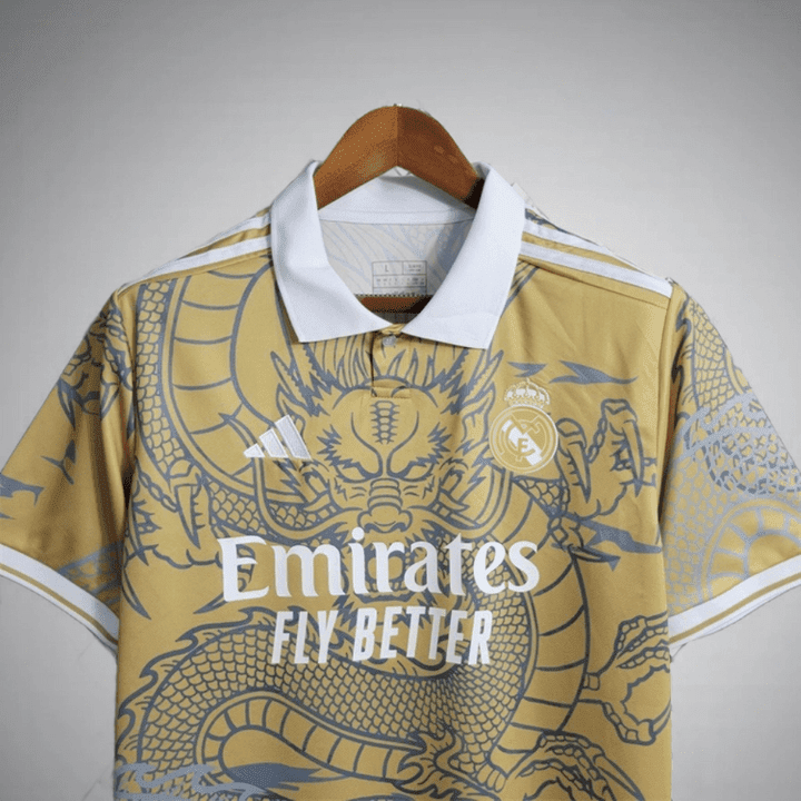 Real Madrid "Dragón Dorado" Premium Kit from FootballPrestige.com - Premium Football Kits