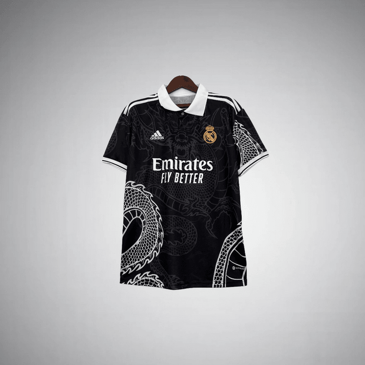 Real Madrid "Dragón Negro" Premium Kit from FootballPrestige.club - Premium Football Kits
