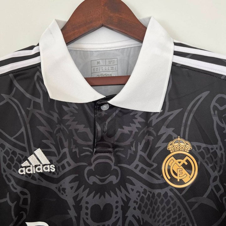 Real Madrid "Dragón Negro" Premium Kit from FootballPrestige.club - Premium Football Kits