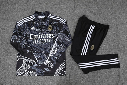 Real Madrid "Dragón Negro" Premium Tracksuit from FootballPrestige.com - Premium Football Kits