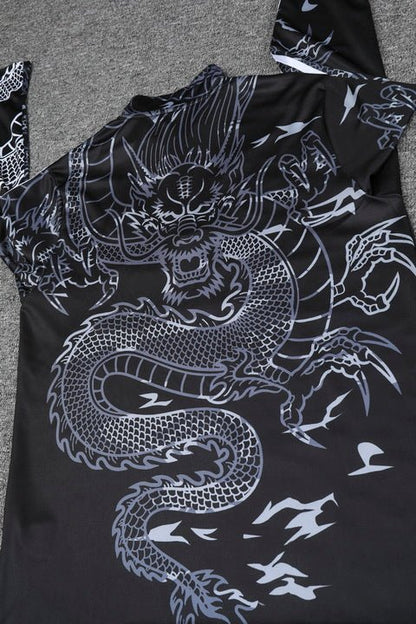 Real Madrid "Dragón Negro" Premium Tracksuit from FootballPrestige.com - Premium Football Kits