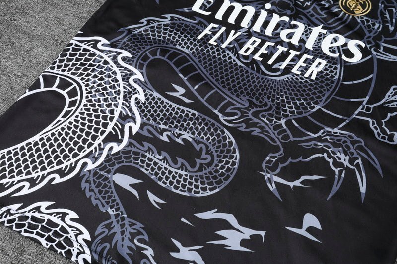Real Madrid "Dragón Negro" Premium Tracksuit from FootballPrestige.club - Premium Football Kits