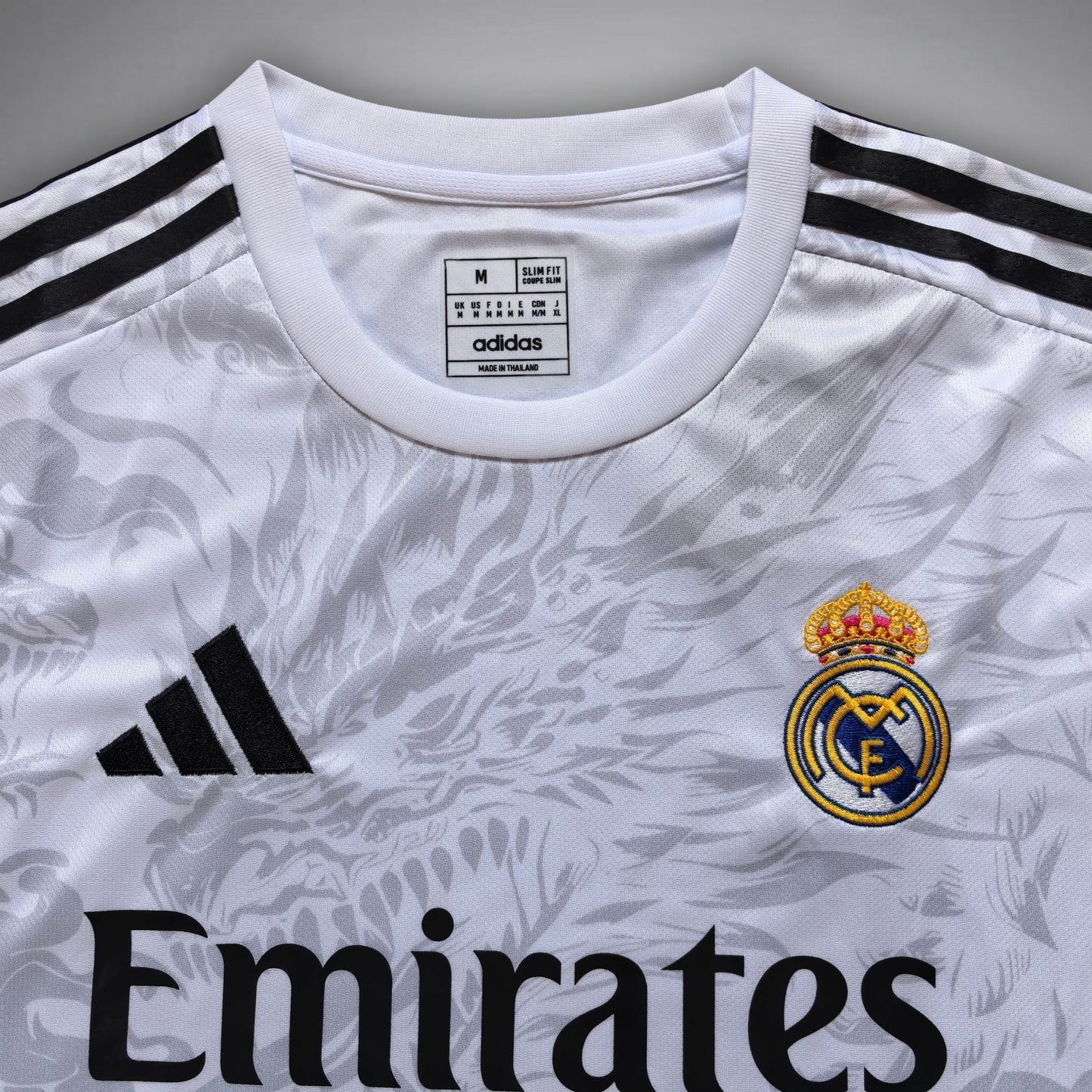 Real Madrid "Emerald Flame" Premium Kids Size Kit from FootballPrestige.com - Premium Football Kits