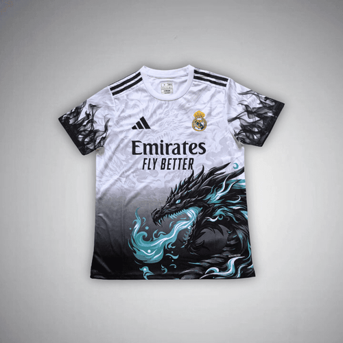 Real Madrid "Emerald Flame" Premium Kit from FootballPrestige.com - Premium Football Kits