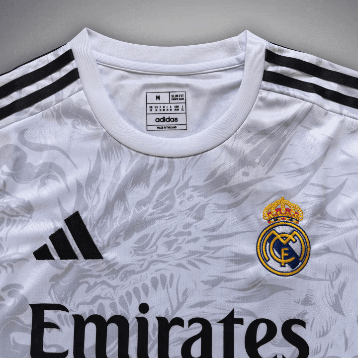 Real Madrid "Emerald Flame" Premium Kit from FootballPrestige.club - Premium Football Kits