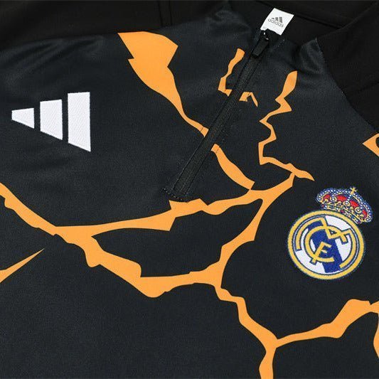 Real Madrid "Eruption" Premium Kids Size Tracksuit from FootballPrestige.com - Premium Football Kits