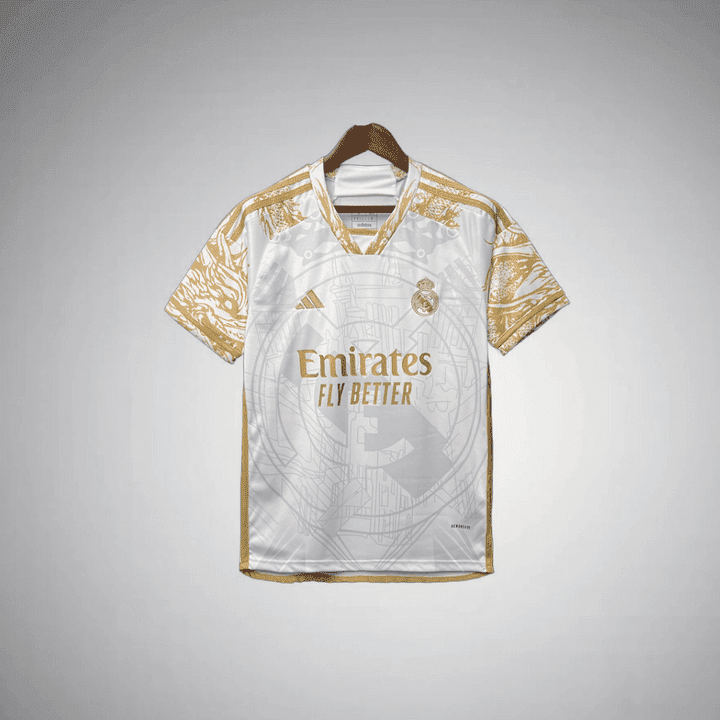 Real Madrid "Golden Dynasty" Premium Kit from FootballPrestige.club - Premium Football Kits