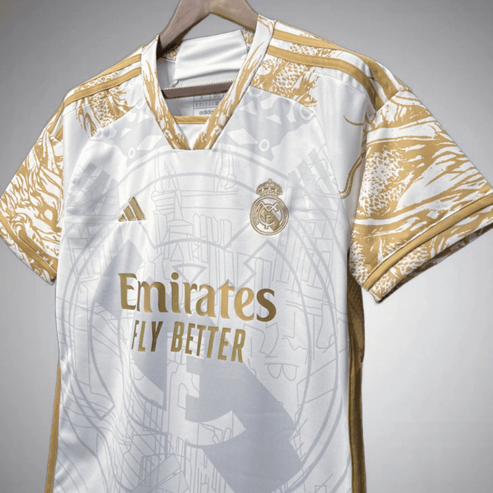 Real Madrid "Golden Dynasty" Premium Kit from FootballPrestige.com - Premium Football Kits