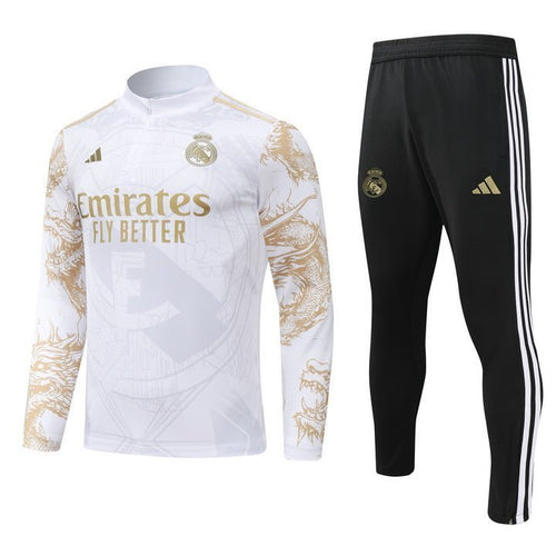 Real Madrid "Golden Dynasty" Premium Tracksuit from FootballPrestige.com - Premium Football Kits