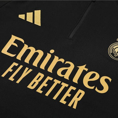 Real Madrid "Golden Era" Premium Kids Size Tracksuit from FootballPrestige.com - Premium Football Kits