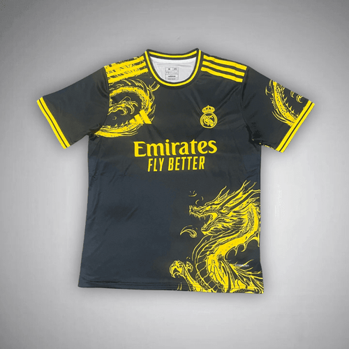 Real Madrid "Golden Falkor" Premium Kit from FootballPrestige.com - Premium Football Kits