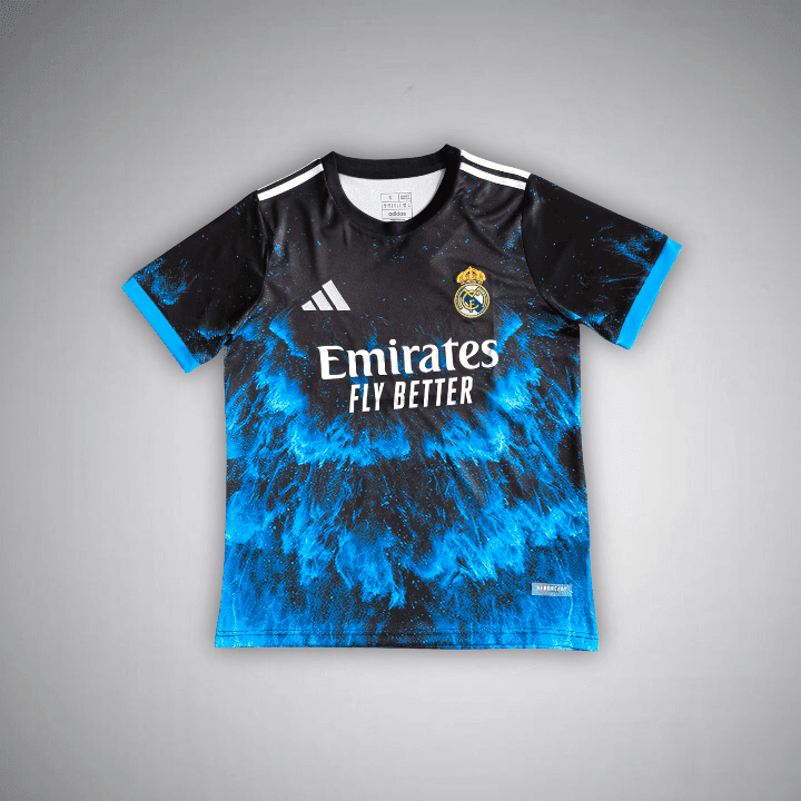 Real Madrid "Lightning Sky" Premium Kit from FootballPrestige.com - Premium Football Kits
