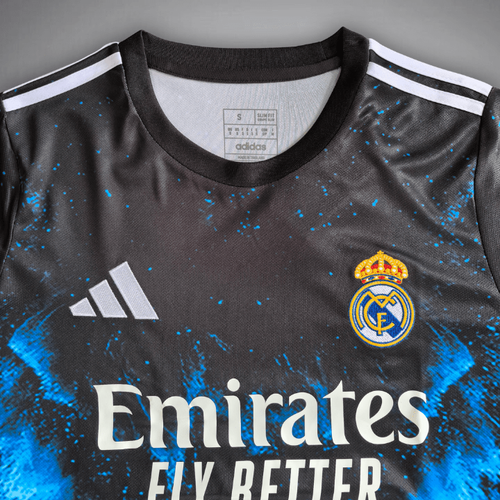 Real Madrid "Lightning Sky" Premium Kit from FootballPrestige.club - Premium Football Kits