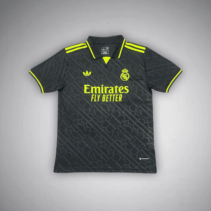 Real Madrid "Noir Galáctico" Premium Kit from FootballPrestige.com - Premium Football Kits