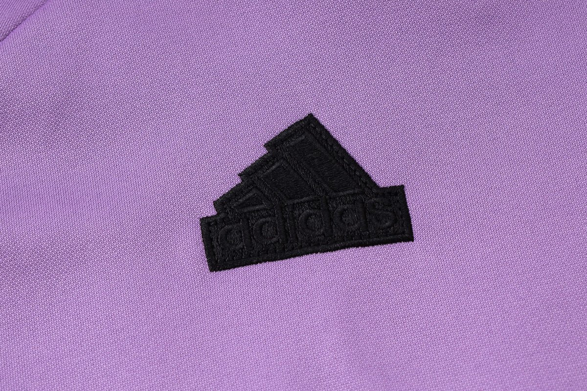 Real Madrid Purple and White Premium Tracksuit from FootballPrestige.club - Premium Football Kits