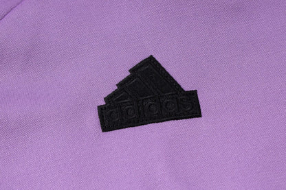 Real Madrid Purple and White Premium Tracksuit from FootballPrestige.com - Premium Football Kits