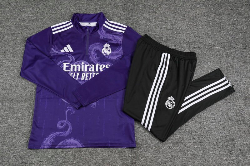 Real Madrid "Purple Dragon" Premium Tracksuit from FootballPrestige.com - Premium Football Kits
