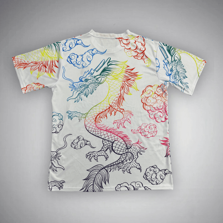 Real Madrid "Rainbow Dragón Blanco" Premium Kit from FootballPrestige.com - Premium Football Kits