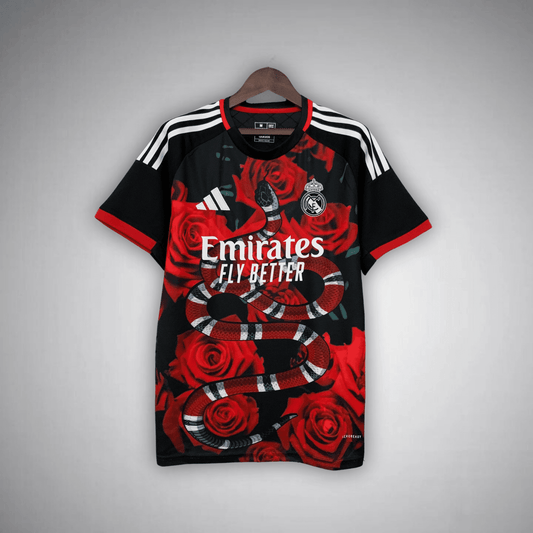 Real Madrid "Red Kingsnake" Premium Kit from FootballPrestige.com - Premium Football Kits
