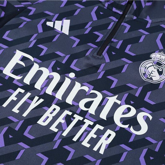 Real Madrid "Virtuoso" Premium Kids Size Tracksuit from FootballPrestige.club - Premium Football Kits