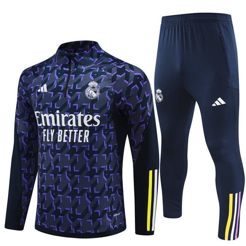 Real Madrid "Virtuoso" Premium Kids Size Tracksuit from FootballPrestige.com - Premium Football Kits