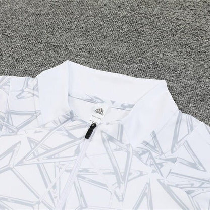 Real Madrid "White Armor" Premium Tracksuit from FootballPrestige.com - Premium Football Kits