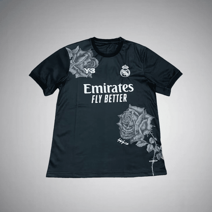 Real Madrid x Y3 4th Black Kit from FootballPrestige.com - Premium Football Kits