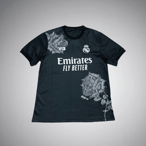 Real Madrid x Y3 4th Black Kit from FootballPrestige.com - Premium Football Kits