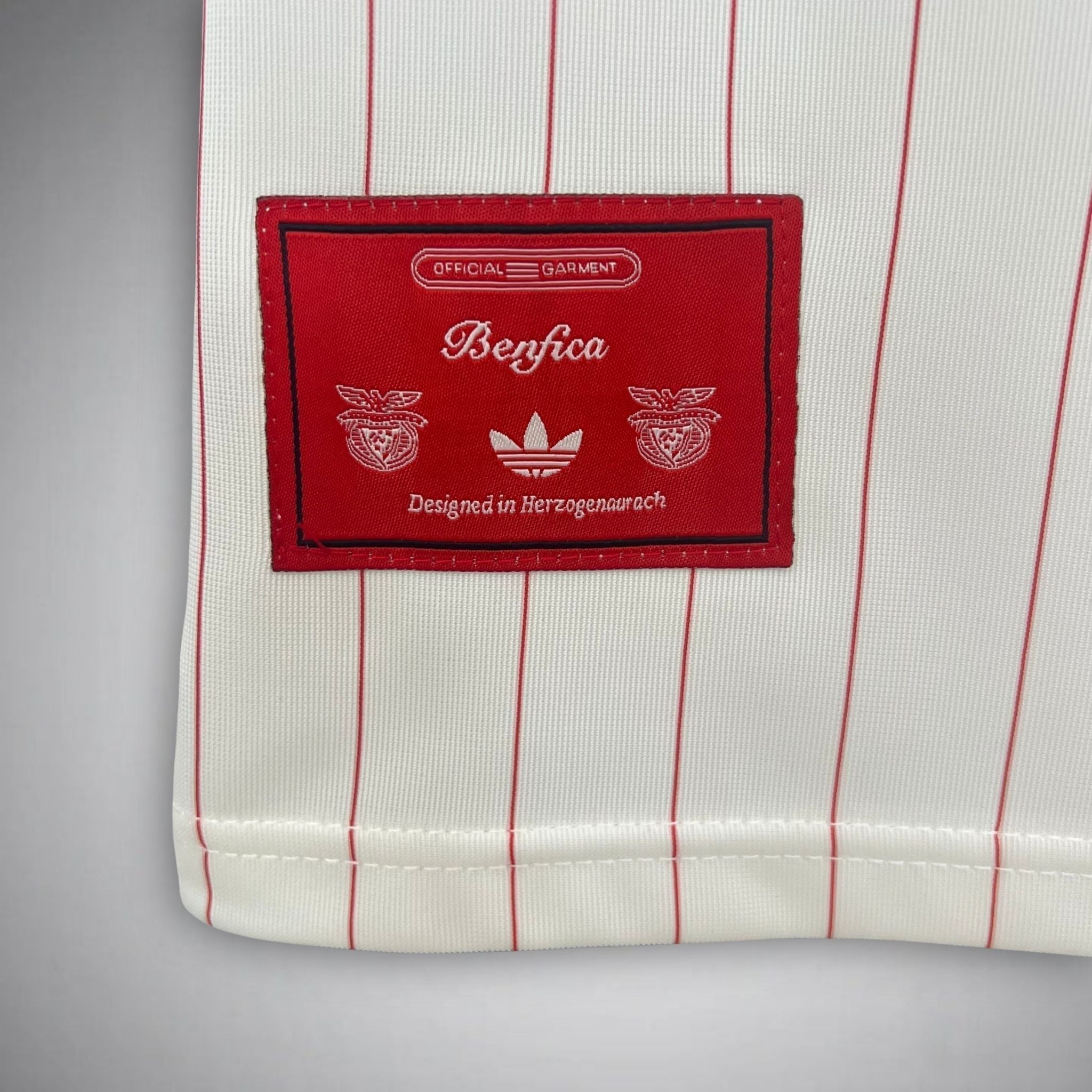 SL Benfica "Retro Stripes" Premium Kit from FootballPrestige.club - Premium Football Kits
