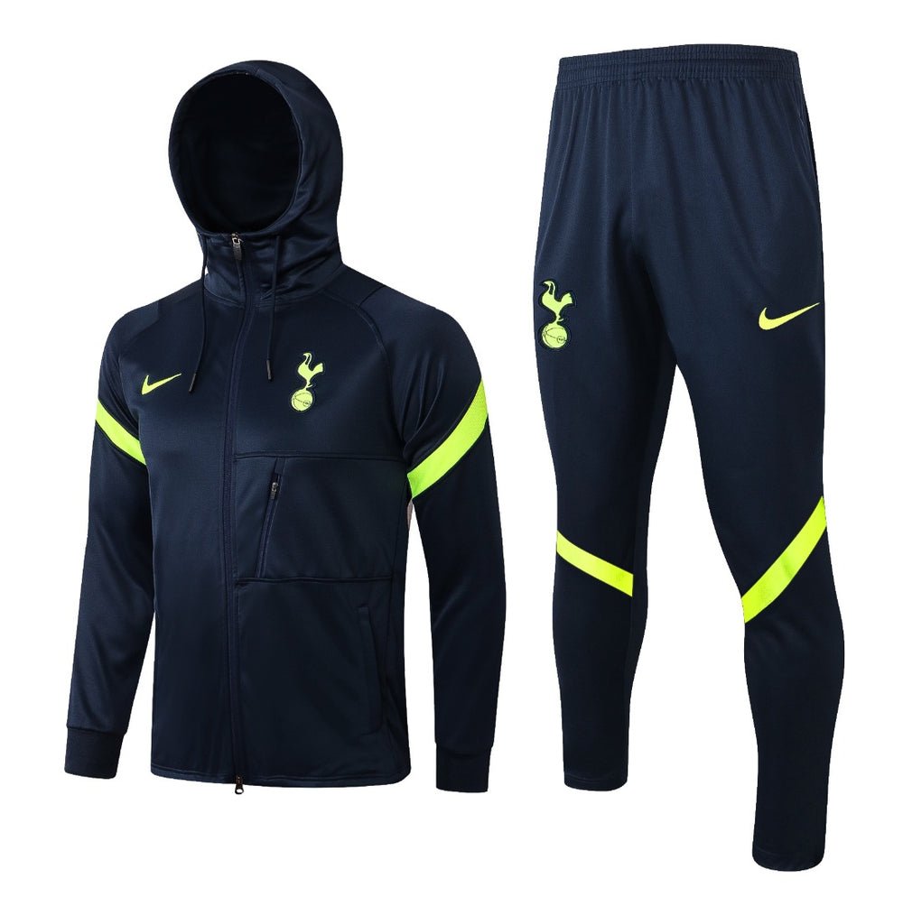 Tottenham Dark Blue Premium Tracksuit from FootballPrestige.com - Premium Football Kits