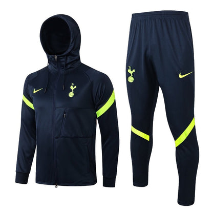 Tottenham Dark Blue Premium Tracksuit from FootballPrestige.com - Premium Football Kits