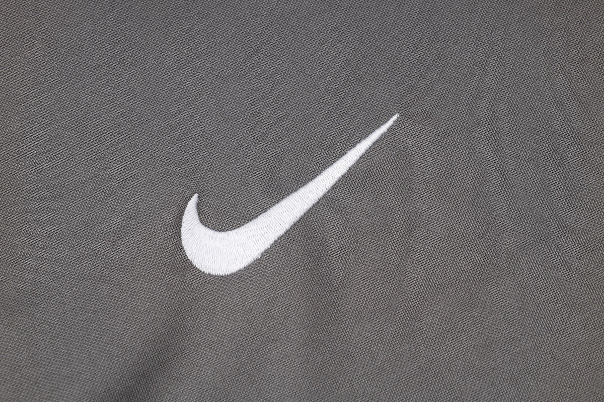 Tottenham Gray and Black Premium Tracksuit from FootballPrestige.club - Premium Football Kits